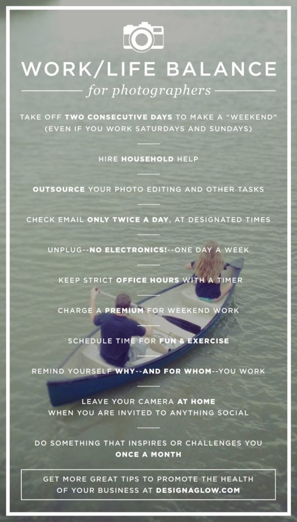Business infographic : The Work/Life Balance: Tips For Photographers ...