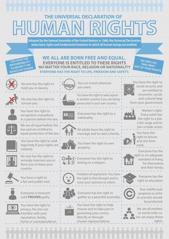 Infographic Universal Declaration Of Human Rights Your Number One Source