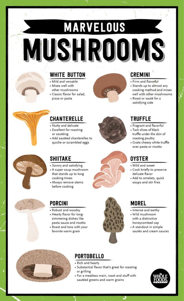 Food infographic - Mushrooms: A Culinary Treasure - InfographicNow.com