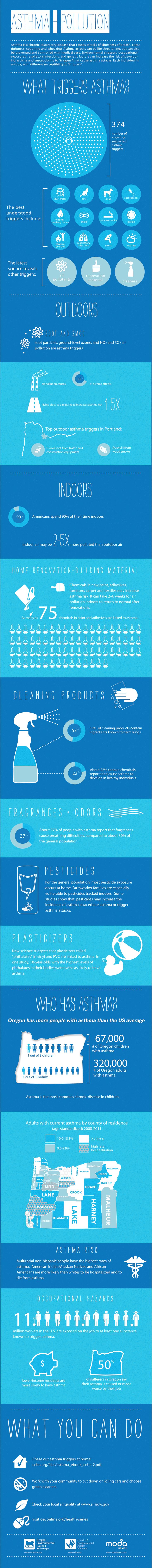 Food infographic - Health Series Infographic: Asthma and Pollution ...