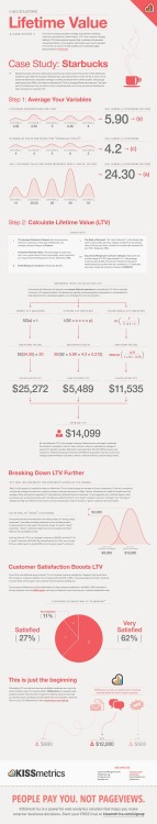 How to Calculate Lifetime Value via @... - InfographicNow.com | Your ...