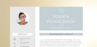 Fashion infographic : RESUME TEMPLATE | CV / Resume Design + Cover Letter + Advice | Instant Digital Download | Simple To Edit | “Carnaby” Word Resume Template