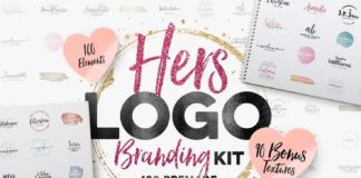 Business infographic : Business infographic : Feminine logo design kit. 100 premade logos with bonus textures. Beautiful, crea…