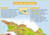 Educational infographic : Les pays du Caucase
