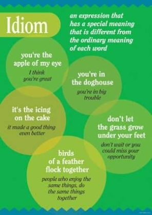 Educational Infographic : Idioms Are Expressions Used In English That ...