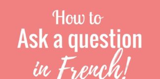 Educational infographic : Educational infographic : Infographic to sum up how to create a question in French…