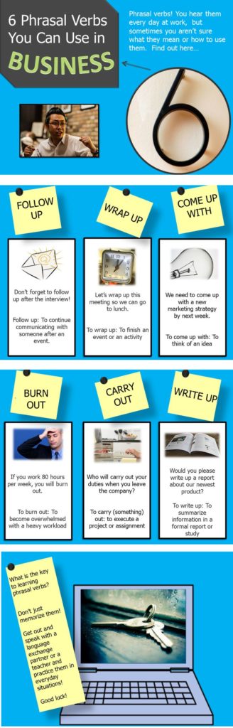 Educational infographic : phrasal verbs Repinned by Chesapeake College ...