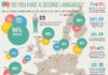 Educational infographic : Second Language Infographic