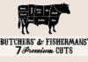 Food infographic – Check out Butchers & Fishermans Meat Cuts by Marmalade Moon on Creative Market