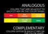 Psychology : Explanation of Complementary, Analogous, Triadic and Split Complementary Colors …