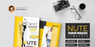 Business infographic : Business infographic : Nute Fashion Magazine Template. Magazine Templates…
