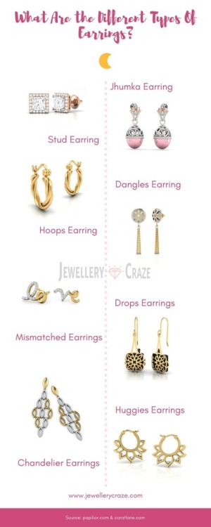 Different Types of Earrings Designs via @... - InfographicNow.com ...