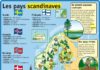 Educational infographic : Fiche exposés : Les pays scandinaves