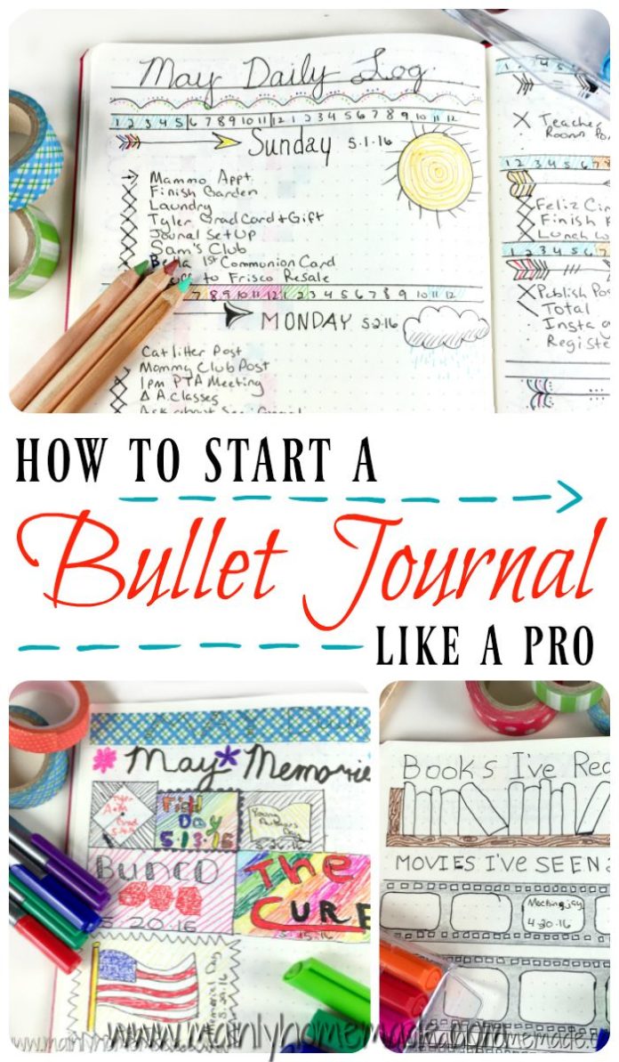 Management : How to start a bullet journal like a pro. Tips to set up ...
