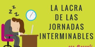 Management : La lacra de las Jornadas Interminables #infografia #infographic #rrhh