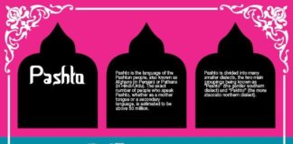 Educational infographic : Educational infographic : Pashto Language Infographic www.mapsofworld.c……