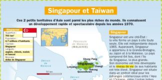 Educational infographic : Singapour et Taïwan
