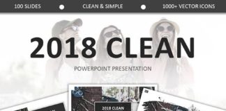 Business infographic : 2018 Clean Minimal Powerpoint – Business #PowerPoint Templates