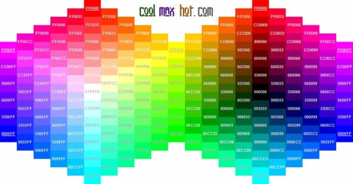 Psychology Colors Hex Colors Codes Palette Chart Wheel Html Hexadecimal Triplets 696x364 