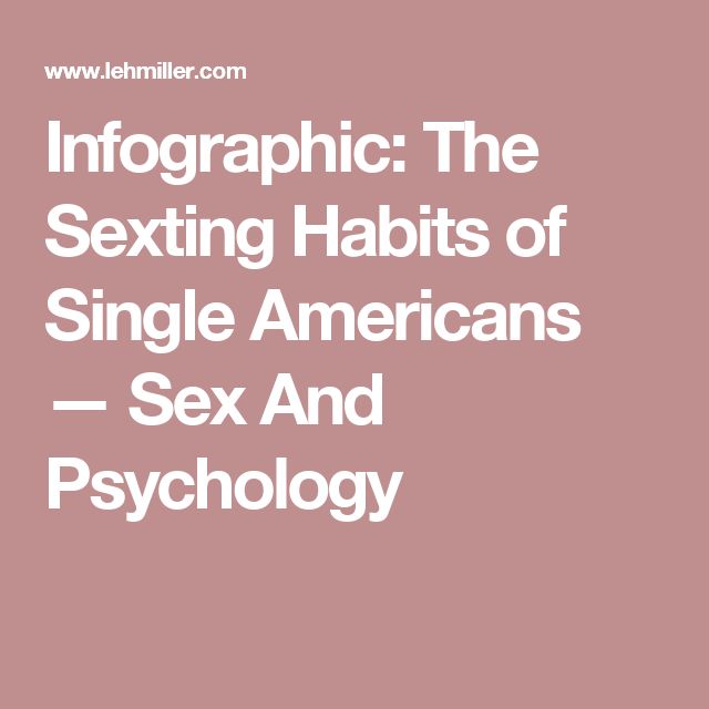 Psychology Infographic The Sexting Habits Of Single