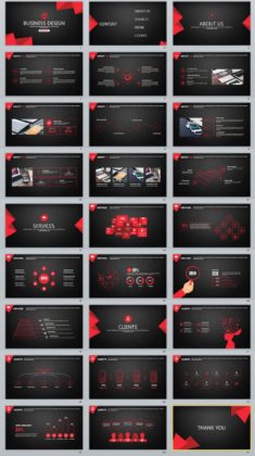 Business infographic : 27-best-black-business-powerpoint-template # ...