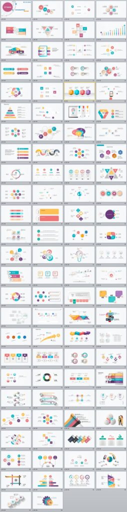 Business infographic : 98+ Best infographics charts PowerPoint template ...