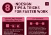 Business infographic : 8 InDesign Tips And Tricks For Faster Work #Infographic