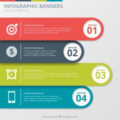 Business infographic : Coleção de Infographic Banners Vetor grátis ...