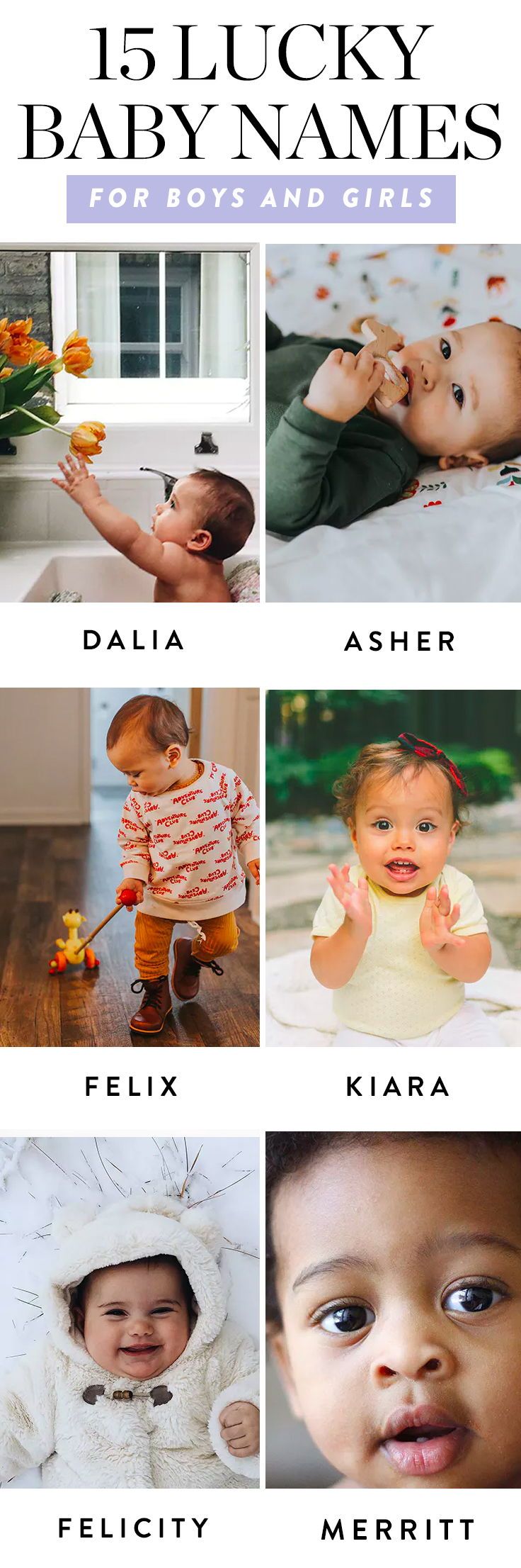 Management : 15 Lucky Baby Names for Boys and Girls #babynames # ...