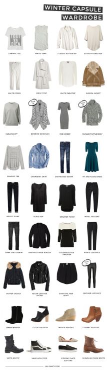 Fashion infographic : Winter Capsule Wardrobe - InfographicNow.com ...