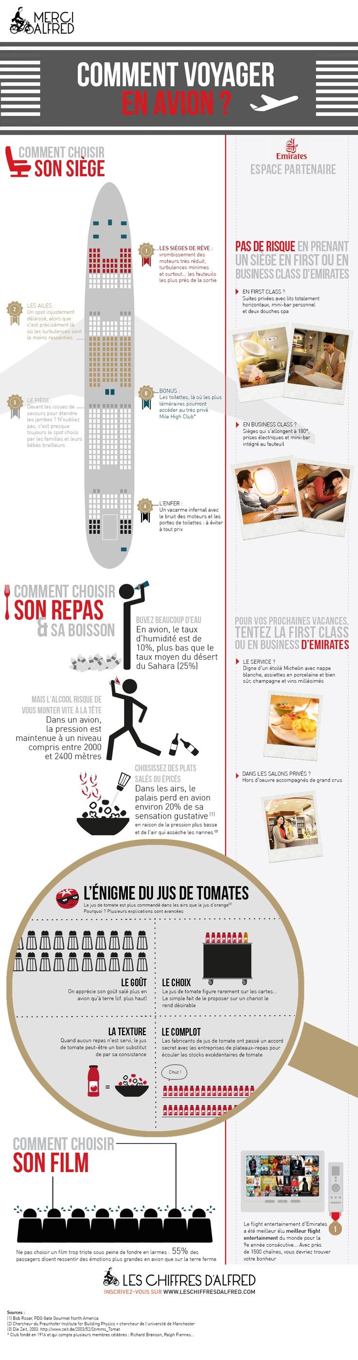 Travel infographic - Ne montez pas dans un avion sans avoir lu ça ...