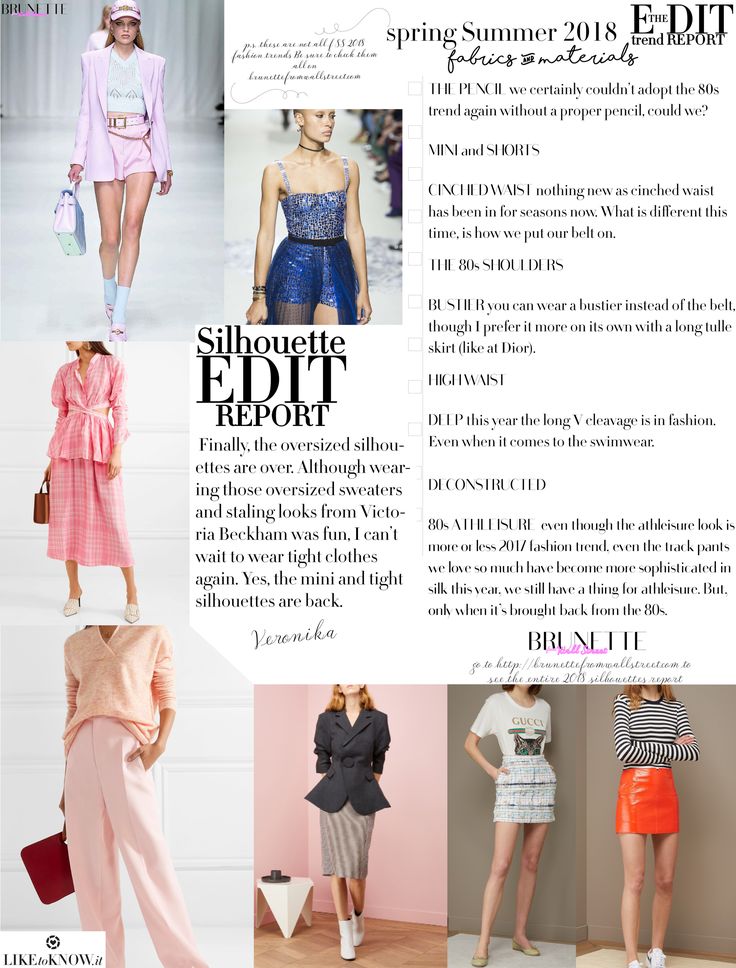 Fashion infographic : Spring Summer 2018 Fashion Trends ...