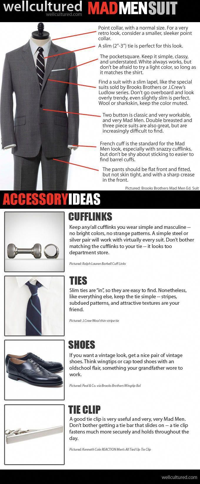 Fashion infographic : What do Barney Stinson, James Bond and Don Draper ...