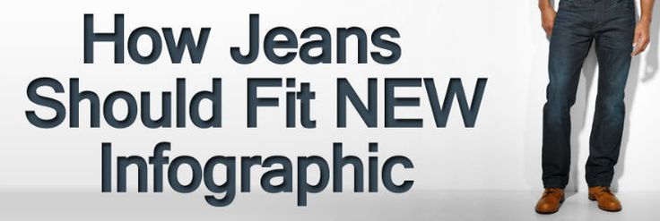 Fashion infographic : Fashion infographic : How Jeans Should Fit Mans ...