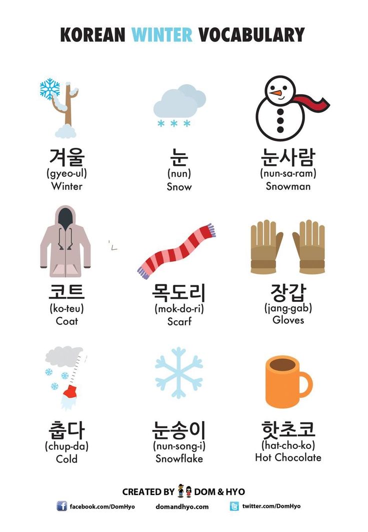 Winter Vocabulary Game