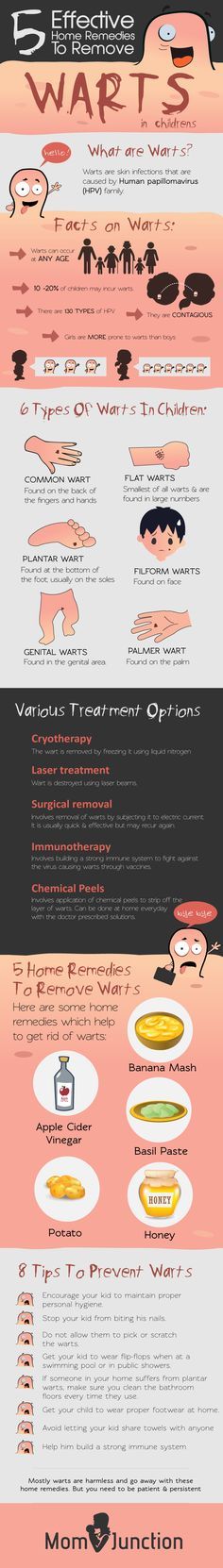 Health Infographic 12 Symptoms And Effective Treatment Of Warts In