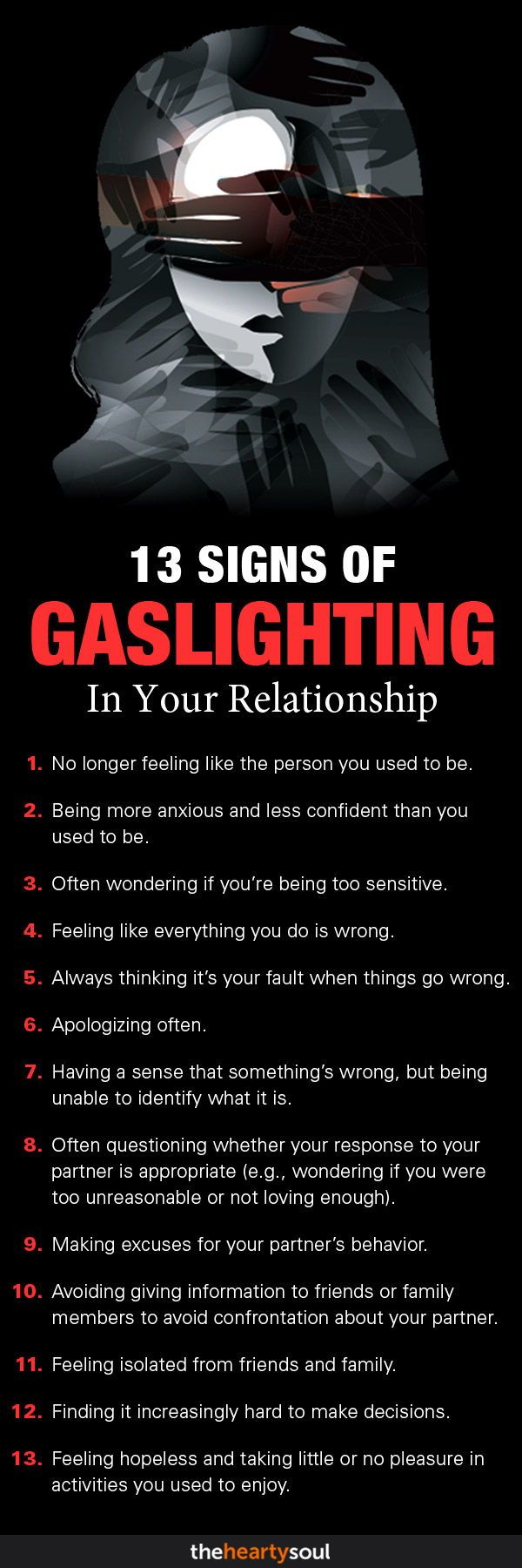 Psychology 13 Signs Of Gaslighting In Your Relationship Beware Your 4955