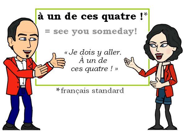 Educational Infographic L Expression Du Jour A Un De Ces Quatre A œ Də Se Katʀ Francais Expressionoftheday Learnfrench Tweets De Media Par Les Machin Les Machin Twitter