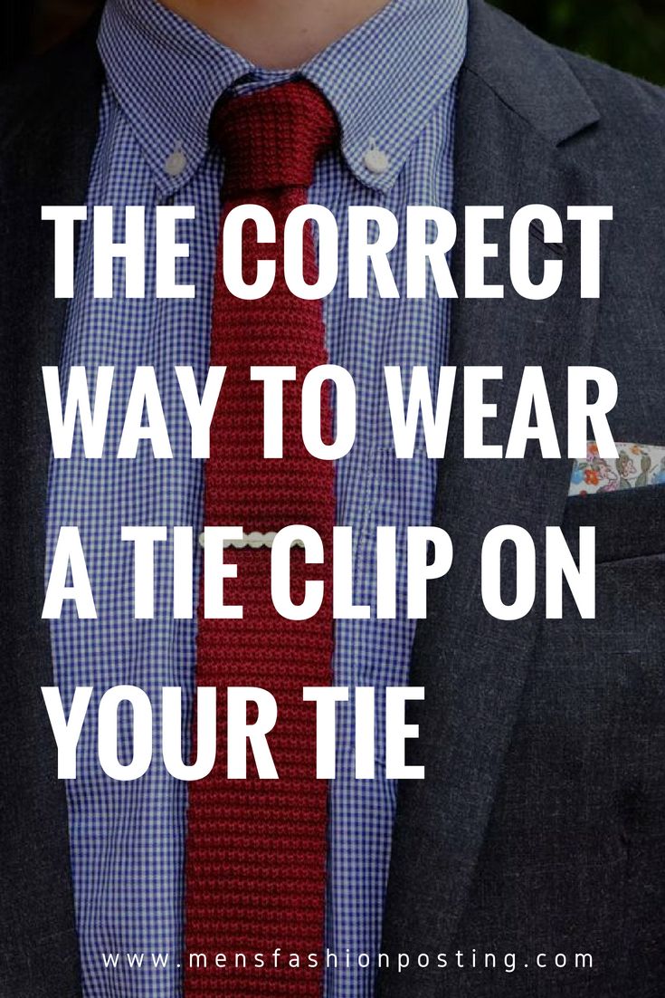 Fashion infographic : How to Wear a Tie Clip - InfographicNow.com ...