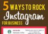 Business infographic : 10+ ways to boost your Instagram