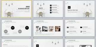 Business infographic : 24+ Simple business PowerPoint Template download