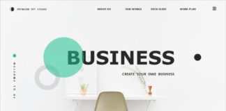 Business infographic : 27+ Blue simple Business analysis PowerPoint template