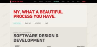 Business infographic : development process More