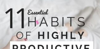 Management : 11 Simple Habits Of Highly Productive People