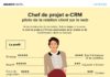 Management : Chef de projet e-CRM : une infographie pour tout savoir sur ce nouveau métier. Profil d’un pilote de la relation client sur le web.