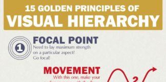 Business infographic : 15 golden principles of visual hierarchy #INFOGRAPHIC #DESIGN