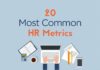 Business infographic : 20 HR Metrics Infographic