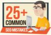 Business infographic : 25+ Common SEO Mistakes That Are Killing Your Website (Infographic)