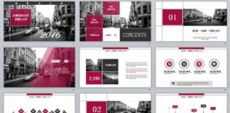 Business infographic : 25+ advanced Business Report Powerpoint Templates