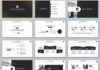 Business infographic : 29+ Black Infographic Business PowerPoint Template